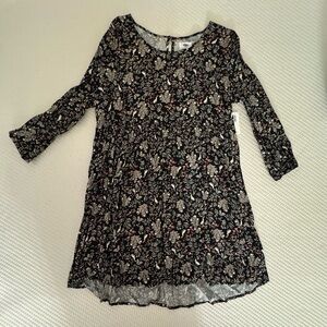 NWT Old Navy Back and Floral Print Dress